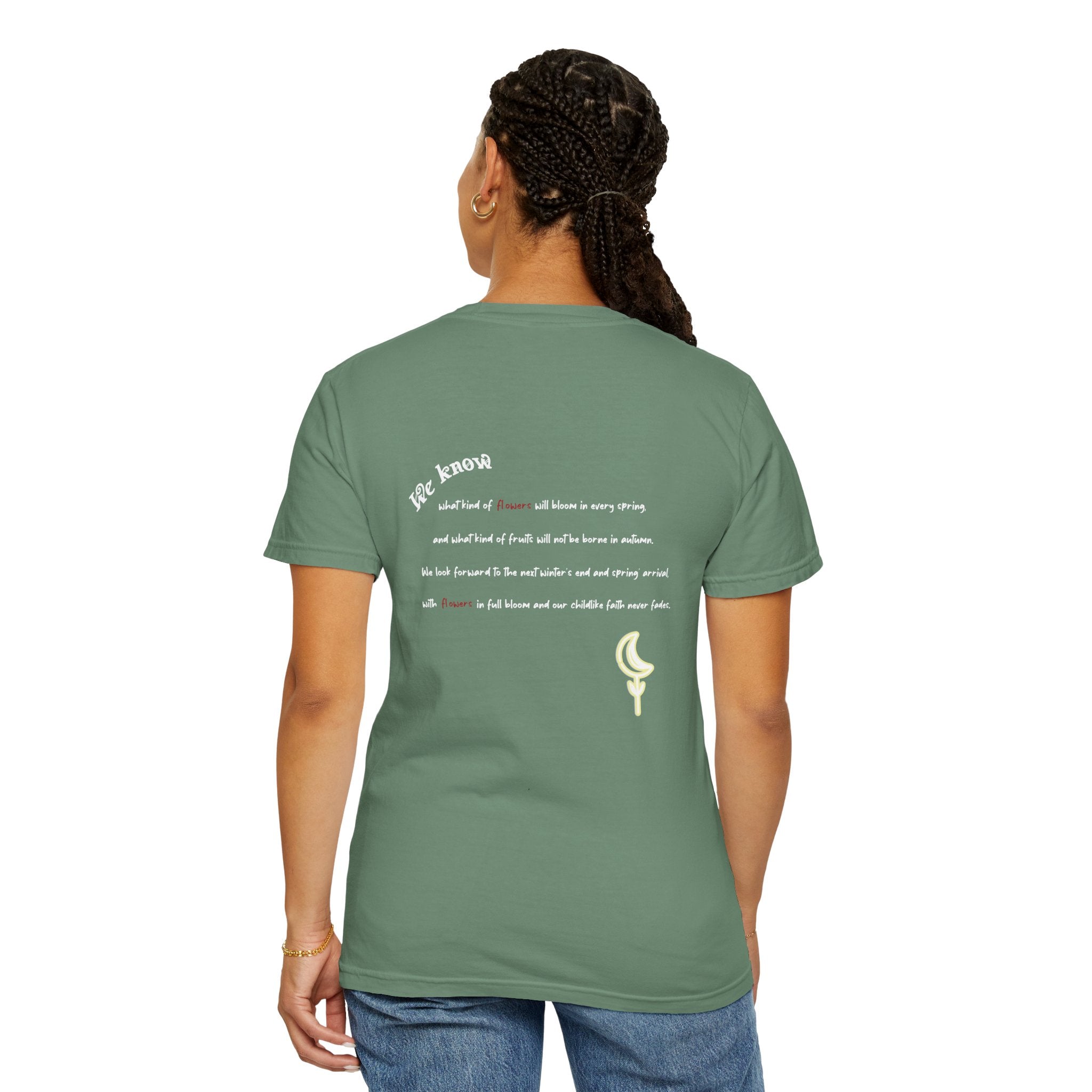 Blossom in the Moon (DARK) Unisex T-shirt