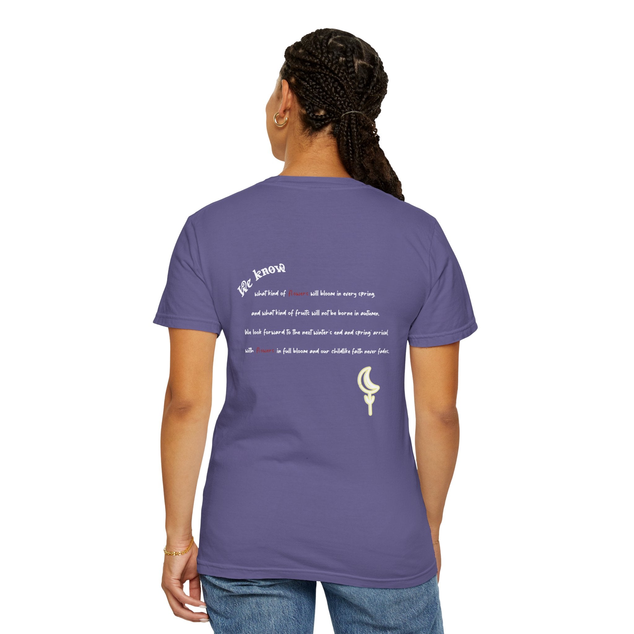 Blossom in the Moon (DARK) Unisex T-shirt