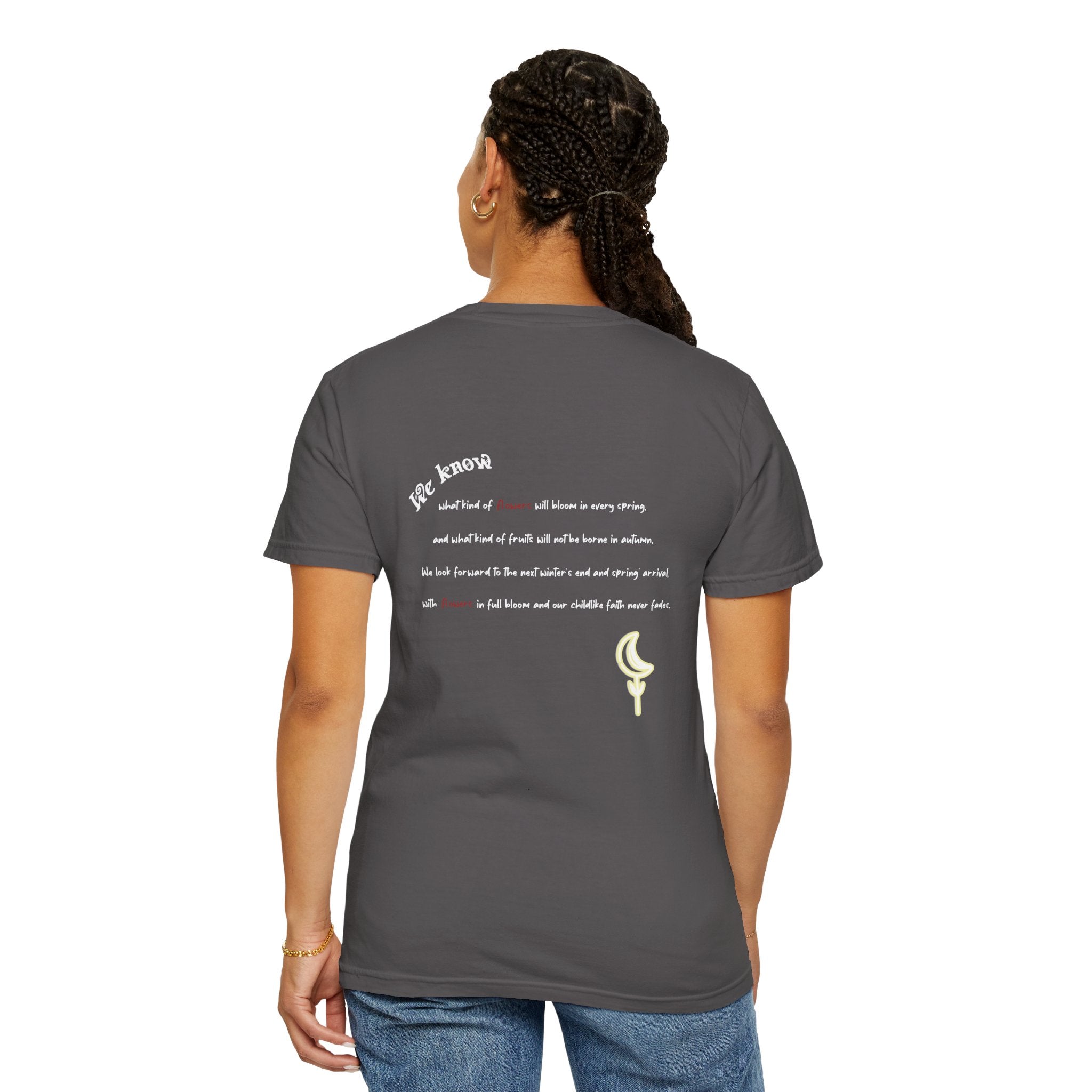 Blossom in the Moon (DARK) Unisex T-shirt