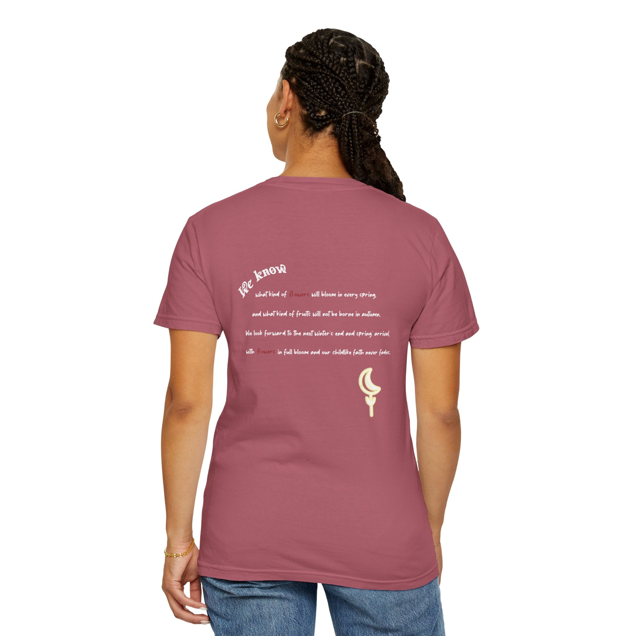 Blossom in the Moon (DARK) Unisex T-shirt
