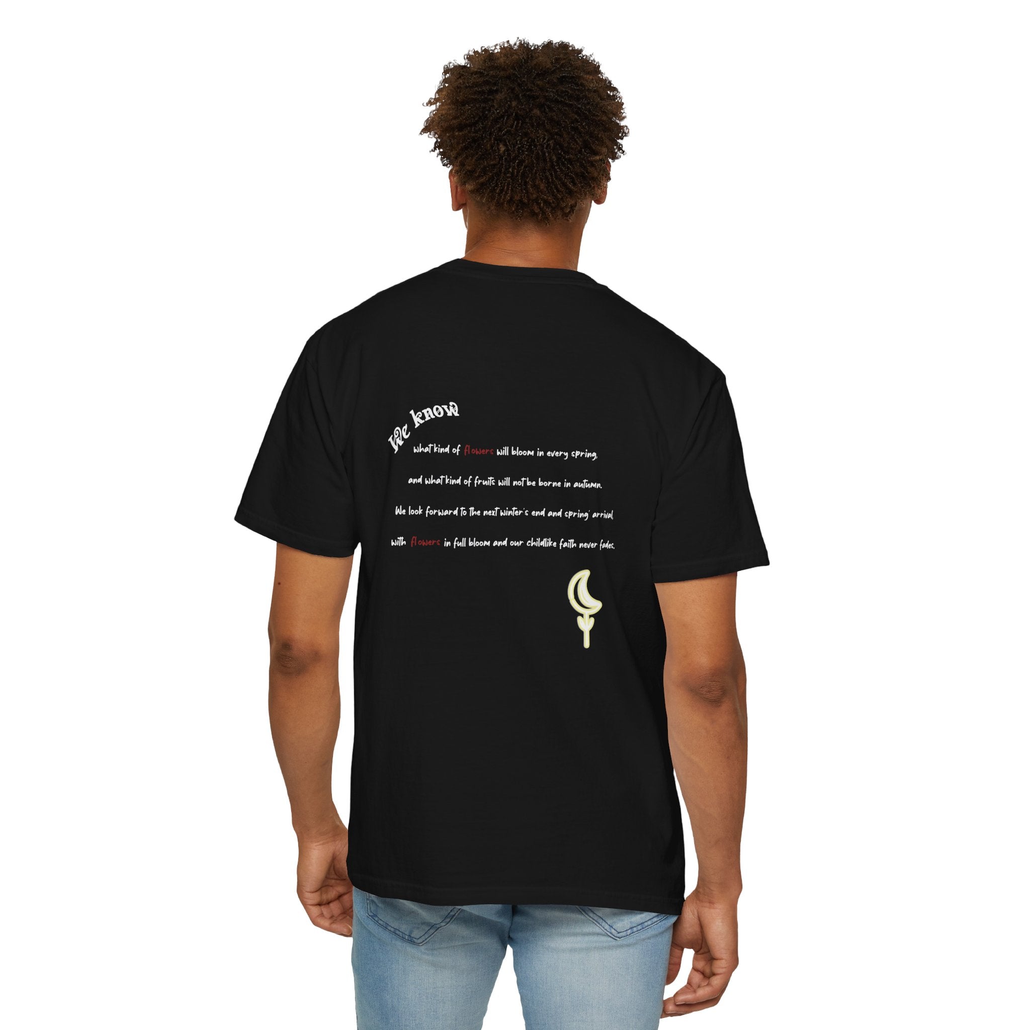 Blossom in the Moon (DARK) Unisex T-shirt