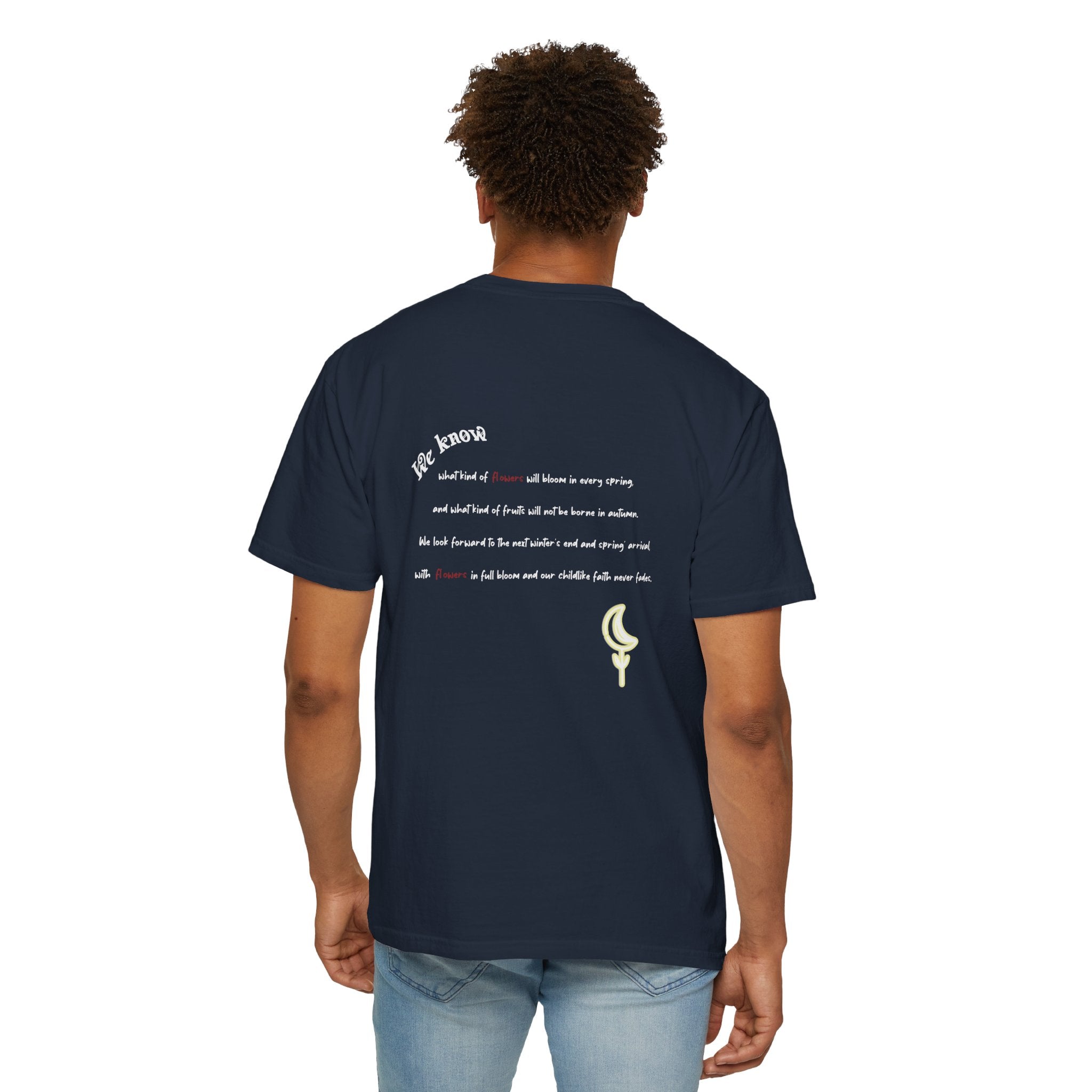 Blossom in the Moon (DARK) Unisex T-shirt