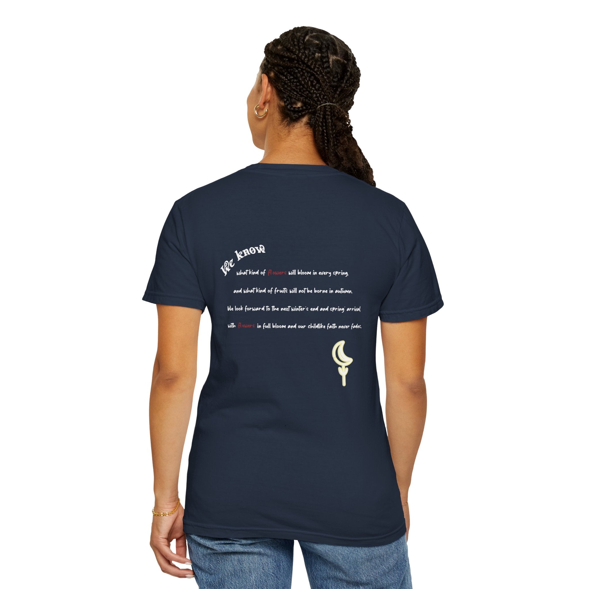 Blossom in the Moon (DARK) Unisex T-shirt